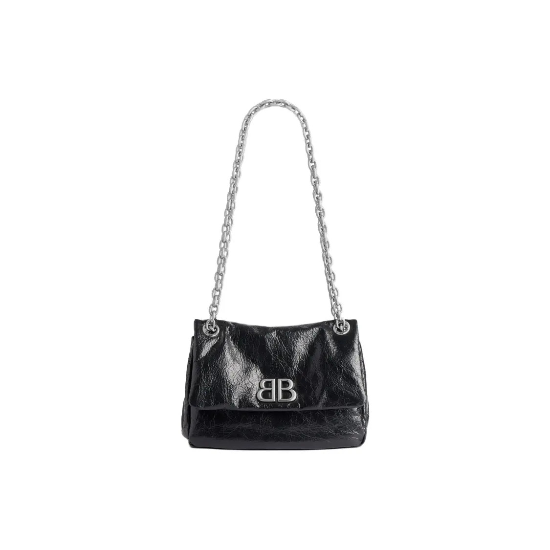 Balenciaga Monaco BB Logo Hand-held Shoulder Bag Mini Women’s 9.7×4.6×8.6 in