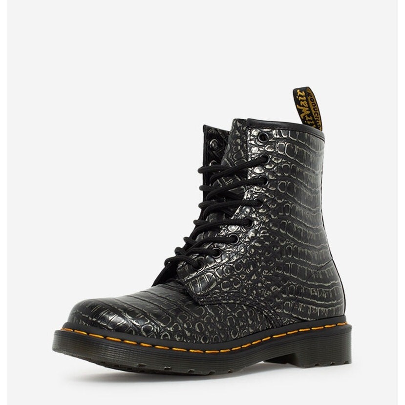 NEW Dr. Martens 1460 Croc Emboss Leather Boots Women’s 7 – 27249029