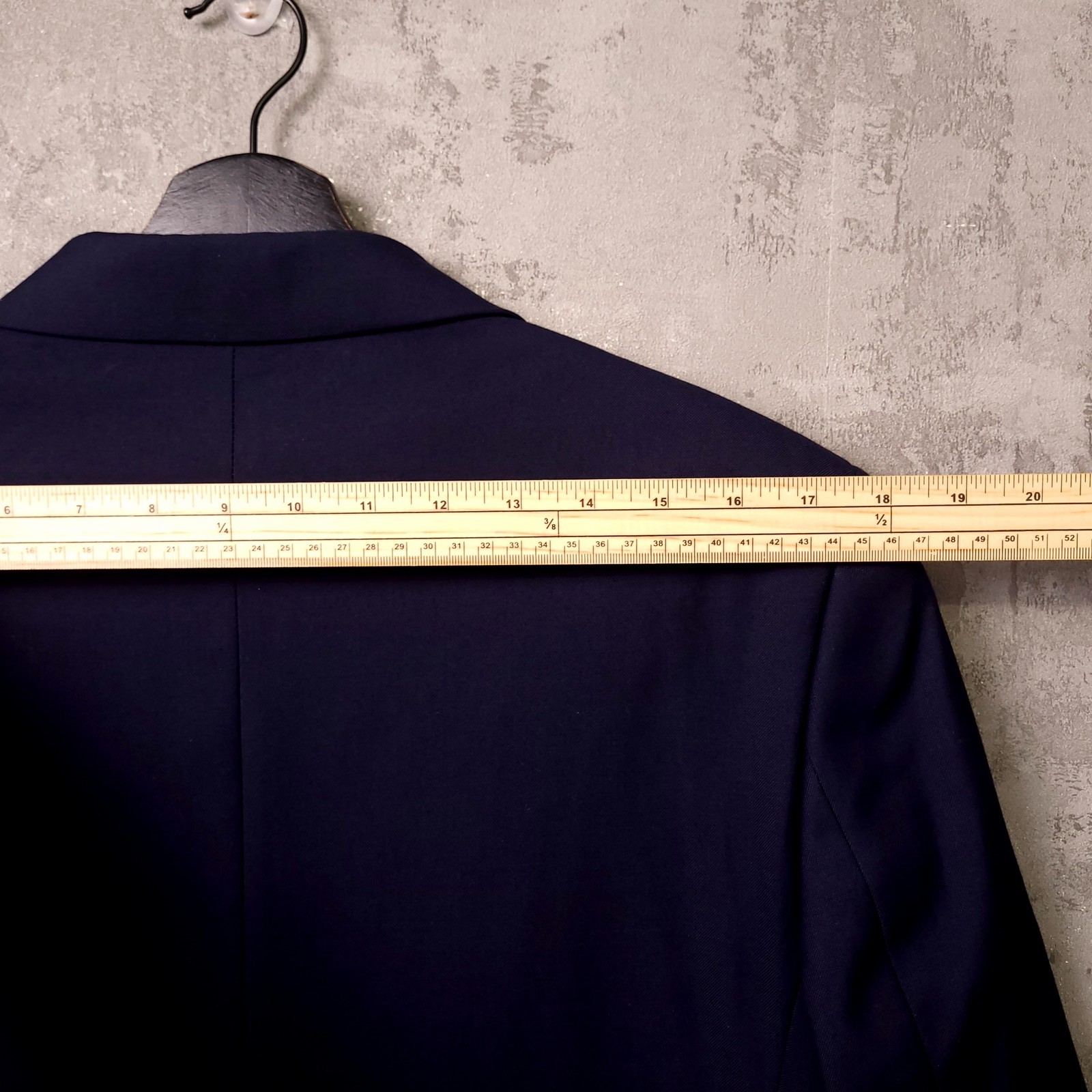 Marks & Spencer Tuxedo Dinner Jacket Mens 40R Slim Fit Navy Double Breasted