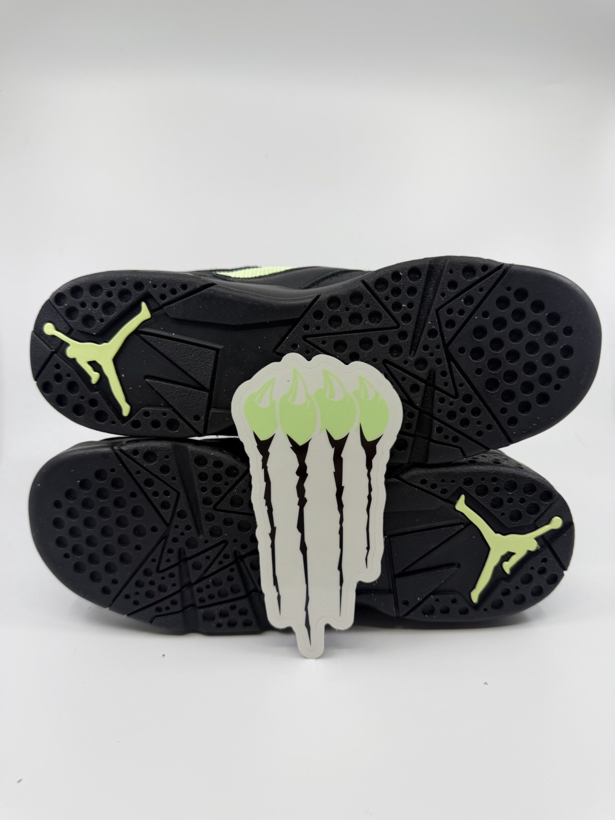 Nike Jordan MVP 92 GS Black Barely Volt Iron Grey Youth 6.5Y NIB No Lid