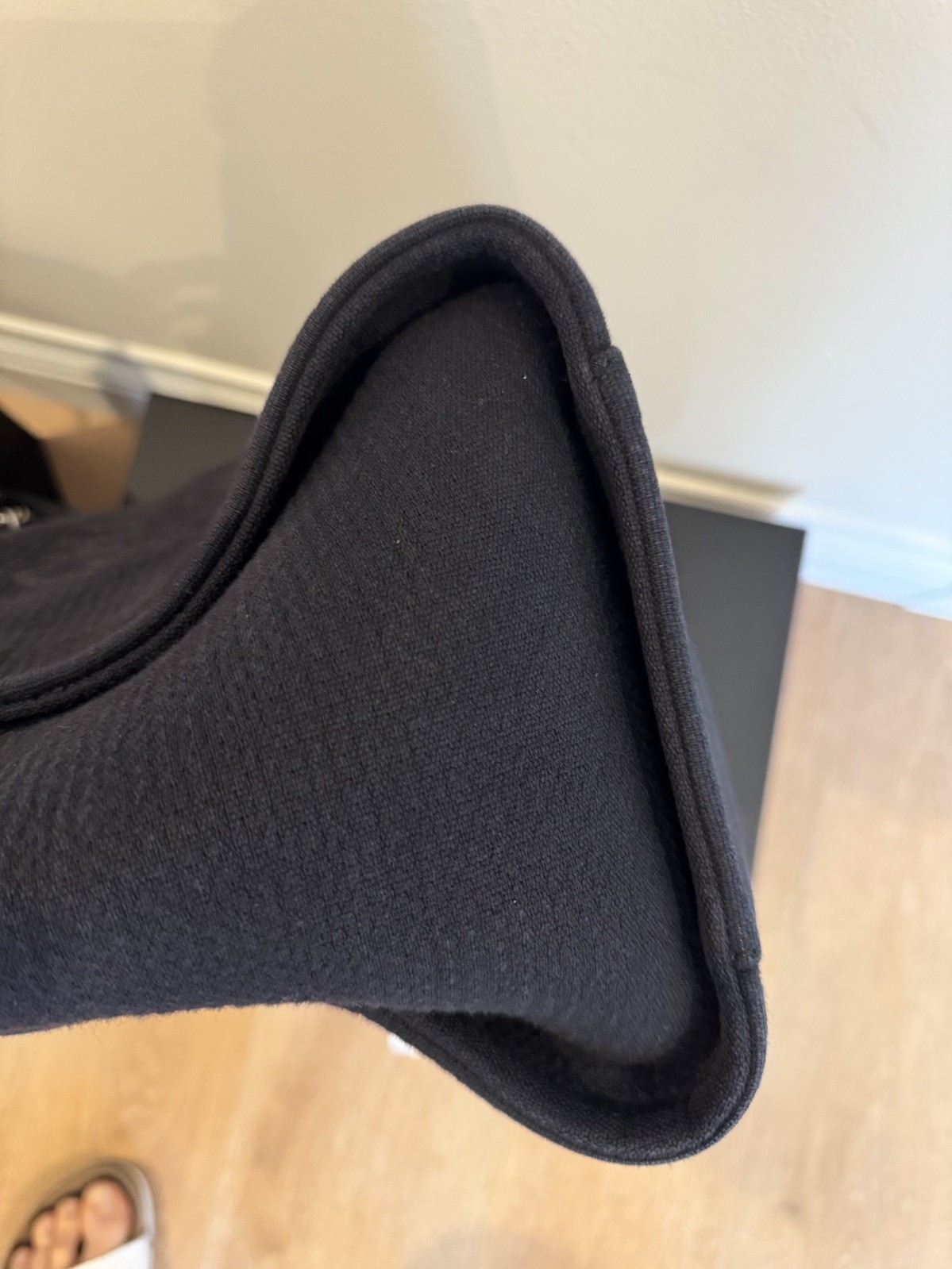 Chanel Deauville Tote Canvas Medium Black