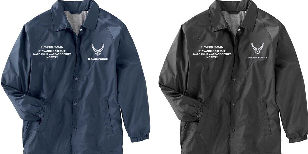 AL DHAFRA AIR BASE* UNITED ARAB EMIRATES*EMBROIDERED JACKET*OFFICIALLY LICENSED
