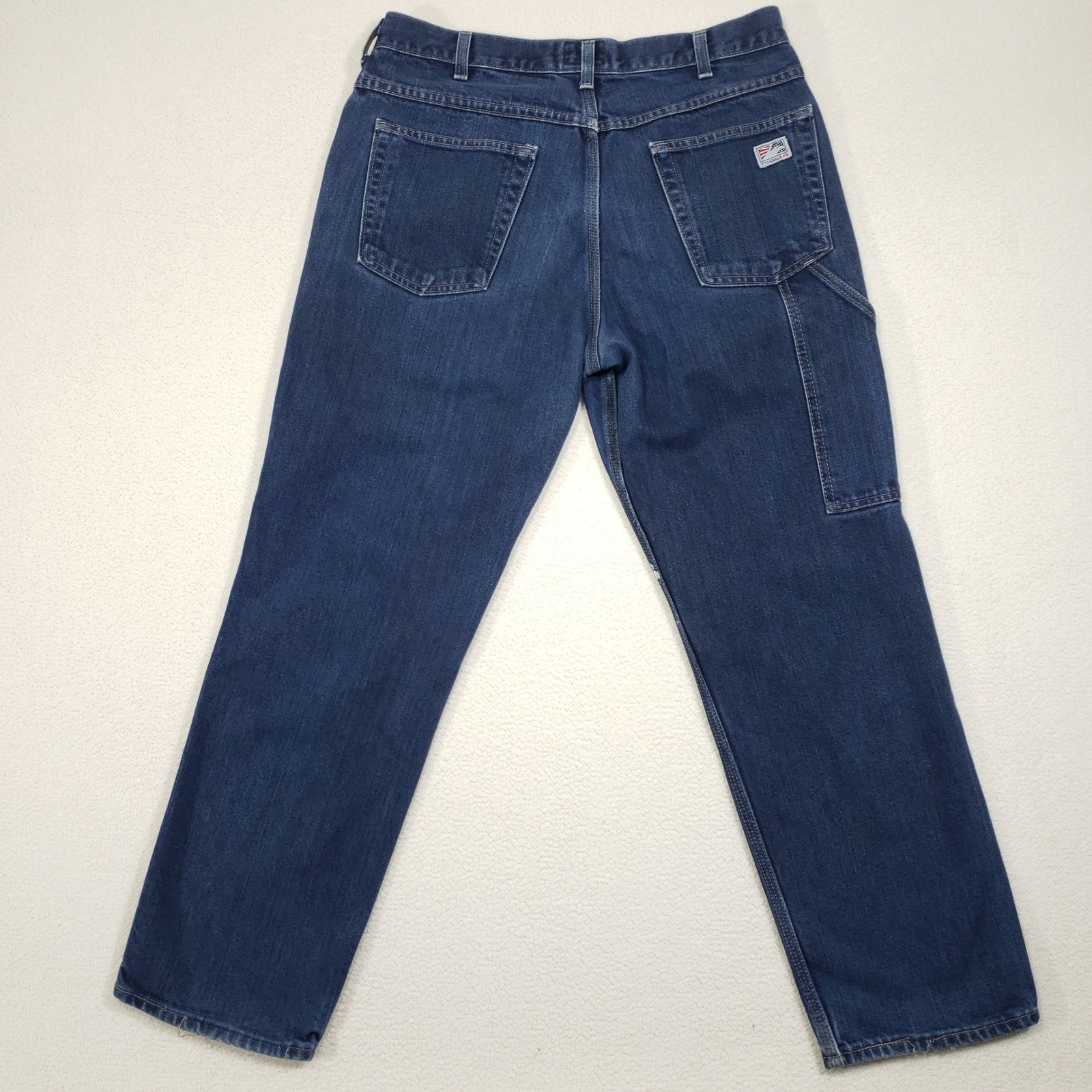 Tyndale FRMC Jeans Men 32×30 Blue Flame Resistant Carpenter Work Denim F290T