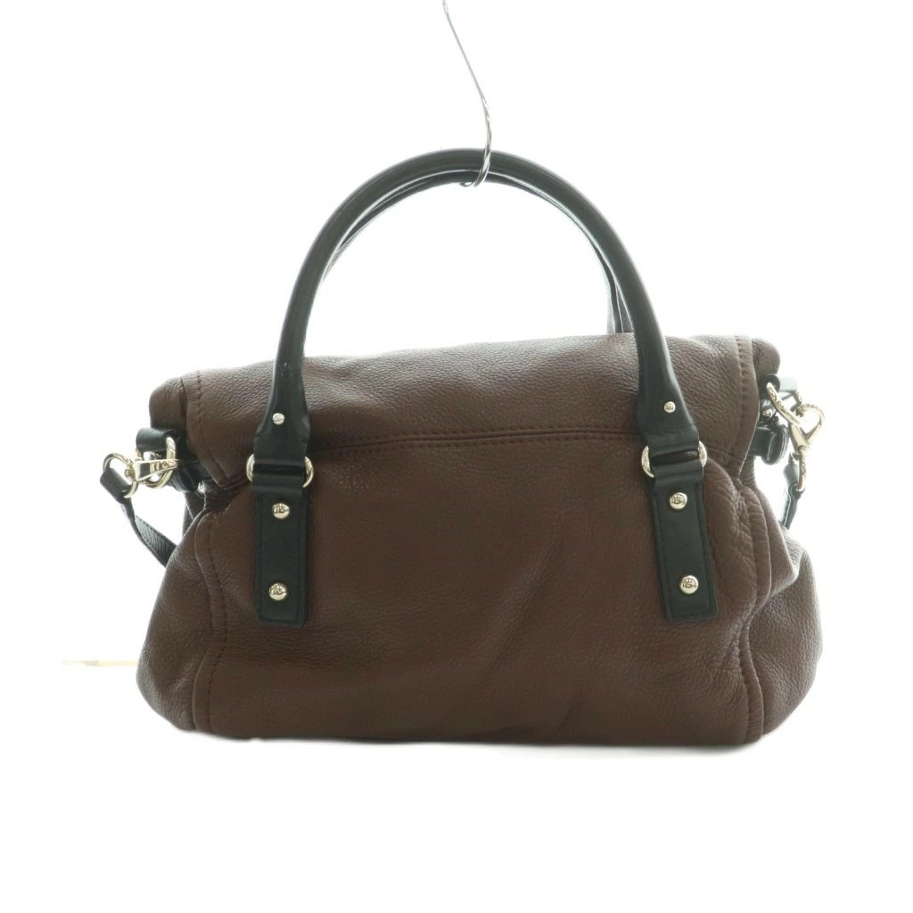 Used Kate Spade 2WAY Shoulder Bag Handbag Brown Black Vector Secondhand 260416