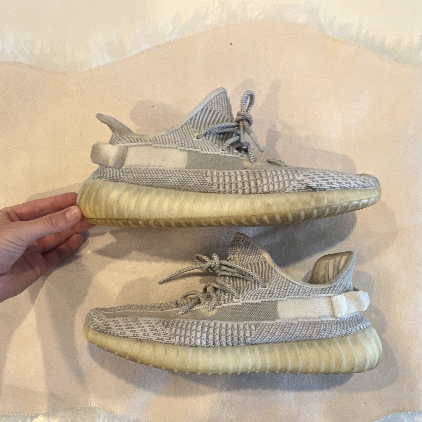 adidas Yeezy Boost 350 V2 Static Non-Reflective Men’s Low Top Sneakers 13.5