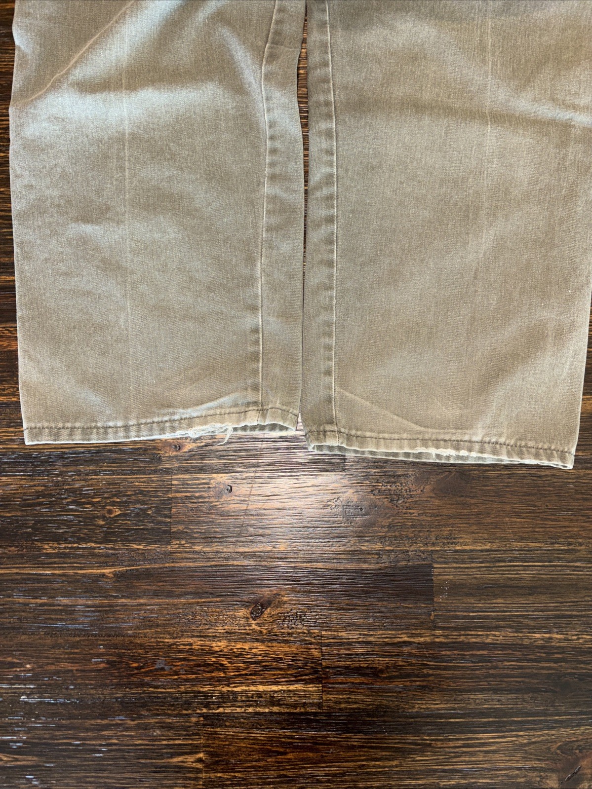 Vintage 80s Dickies Cargo Workwear Pants Double Pleated Talon Zipper Green 34×32