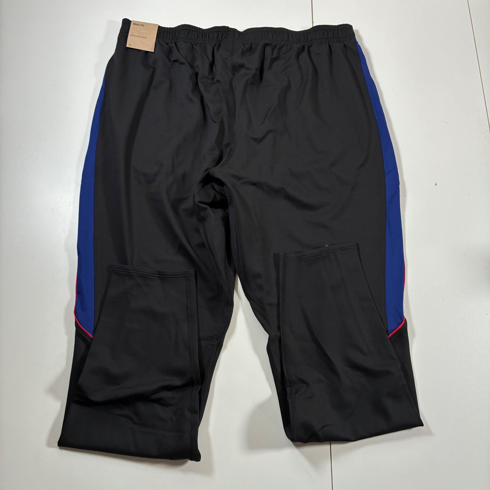 NEW Nike USMNT Strike Soccer Pants Large Slim Black Dri-FIT Jogger Sweatpants