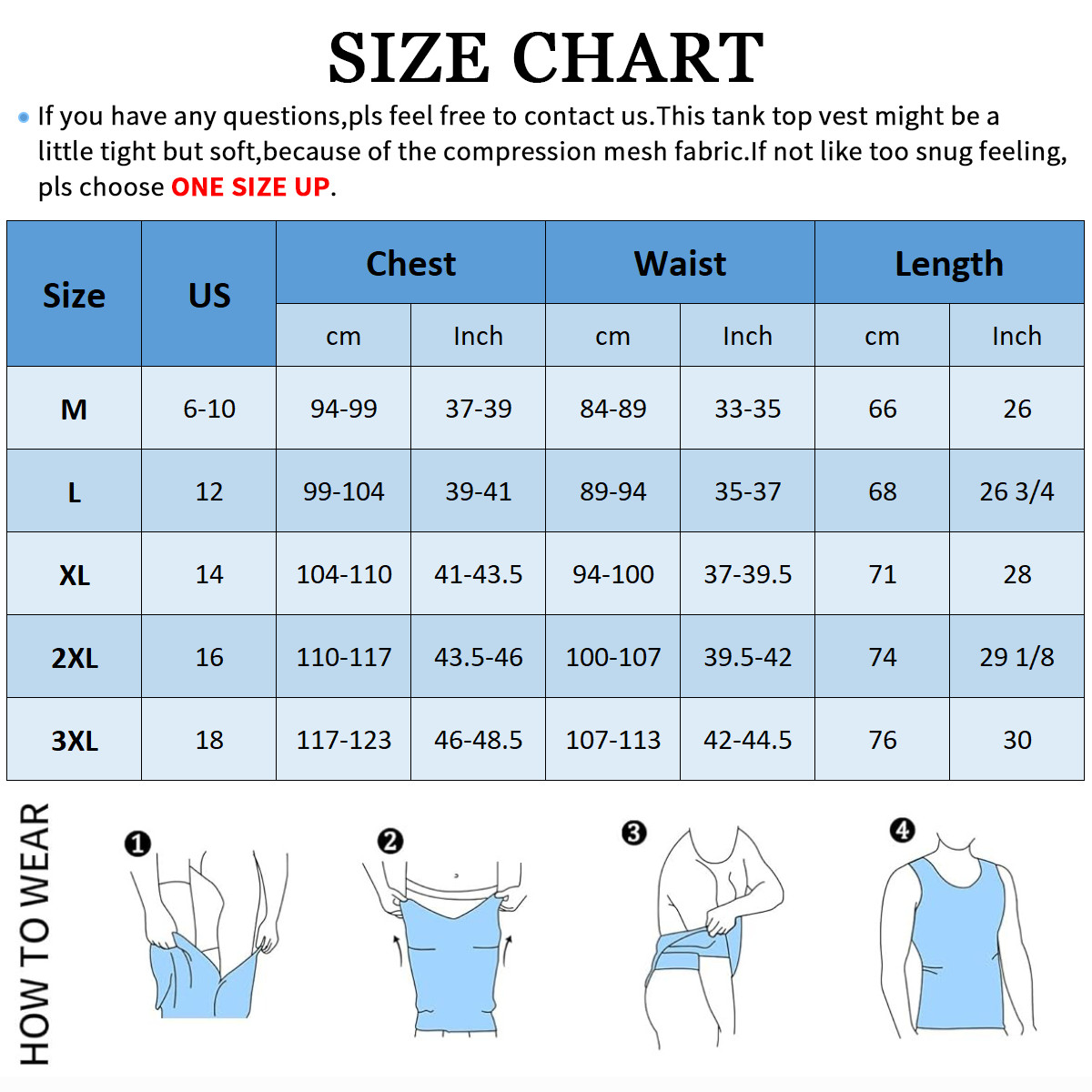 Men Compression Slim Tummy Control Body Shaper Vest Tank Top Shapewear Underwear