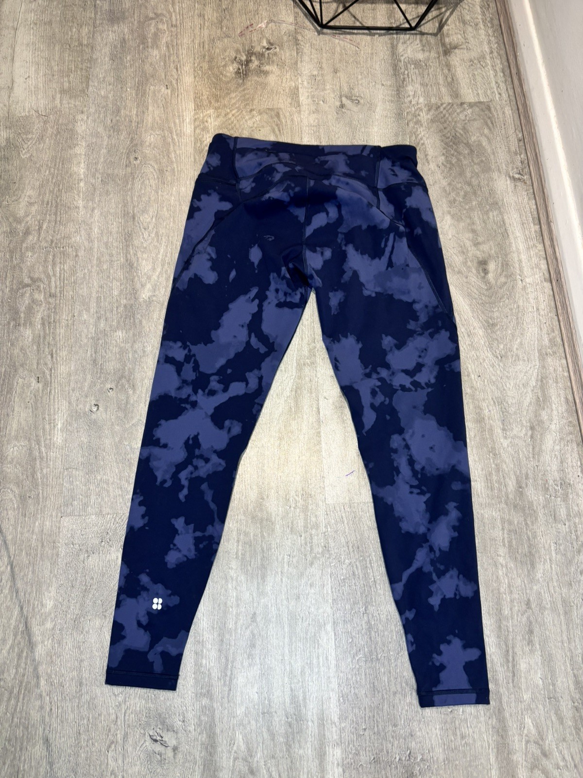 Sweaty Betty Gym Workout Power Leggings ~ Blue ~ Large Length 28 Inches