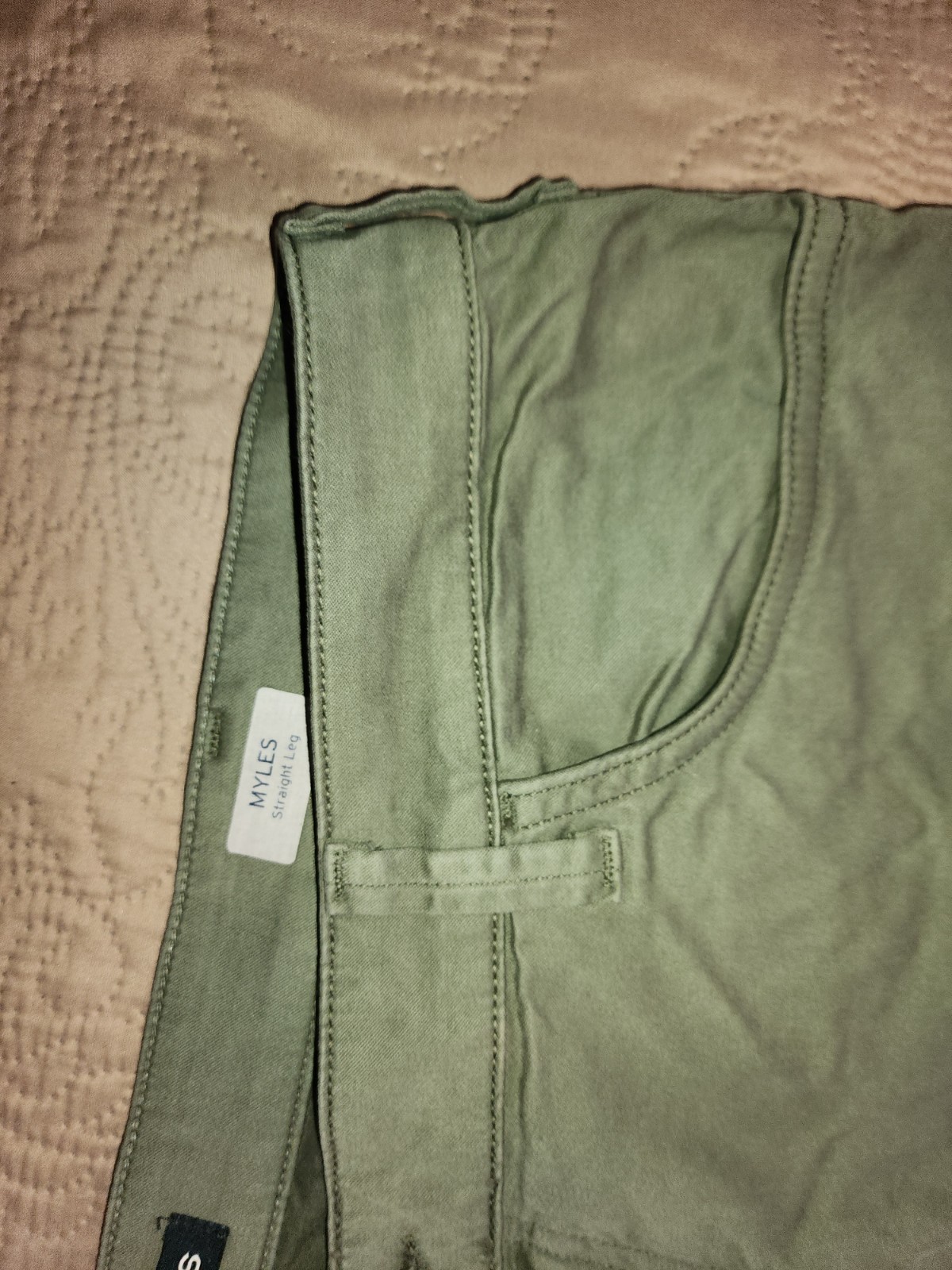 Mavi Mens Zach Relaxed Straight leg Morel Sateen Twill NWT Sz 42X36 $49