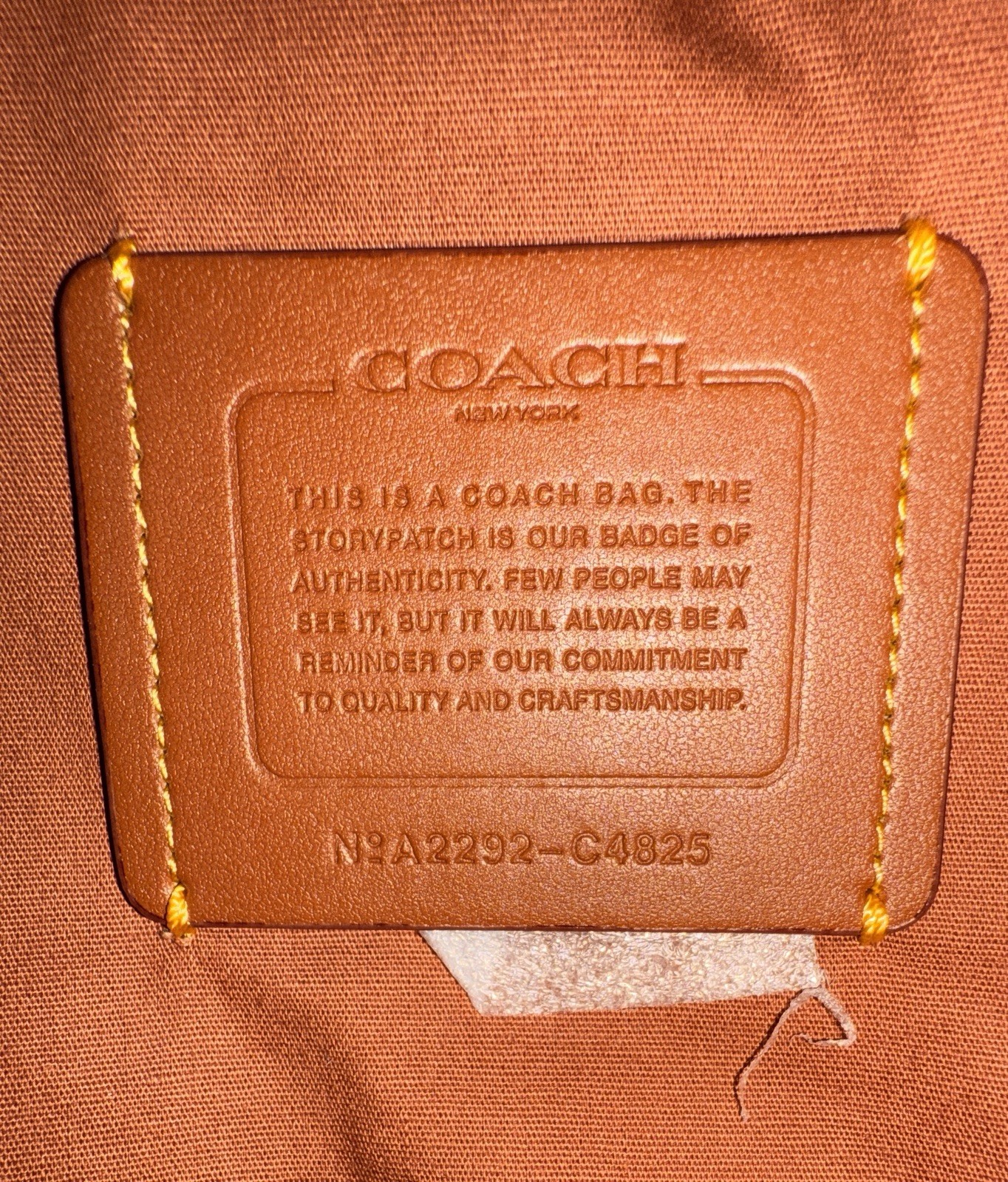NWT Coach C4825 Lori Shoulder Bag In Signature Canvas & Calf Leather-Tan Rust