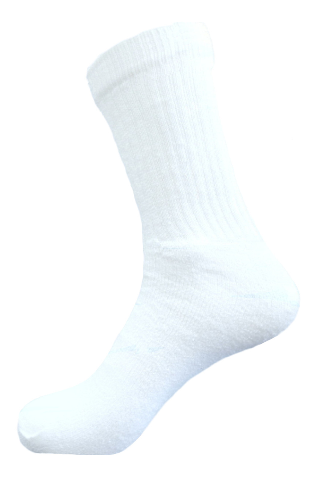 6pk TUBE SOCKS SOLID WHITE SIZE 10-13 COTTON TUBE SOCKS 20 INCHES BOOTS SOCKS