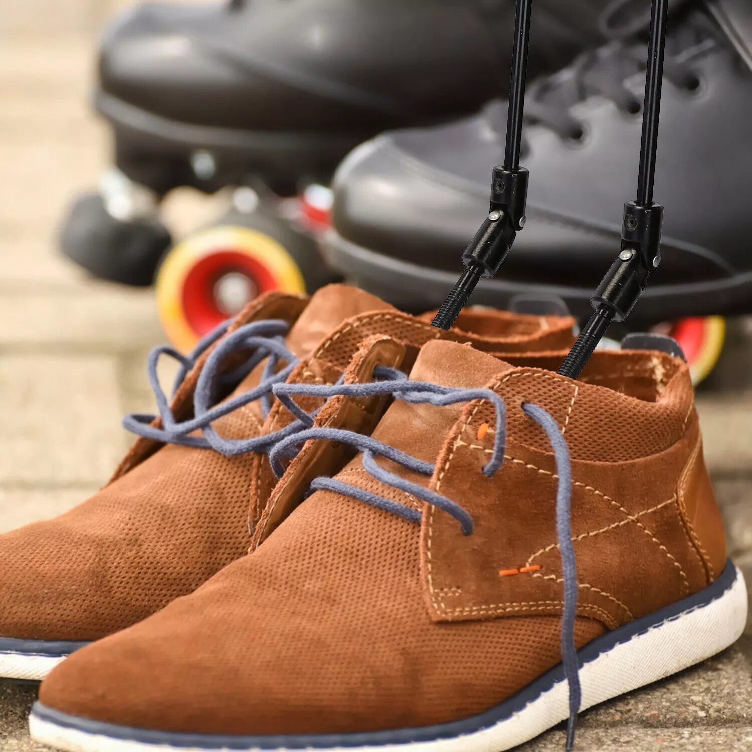 1 Pair Boot Stretcher Wooden Shoe Shaper Western Cowboy Boot Expander for Men M