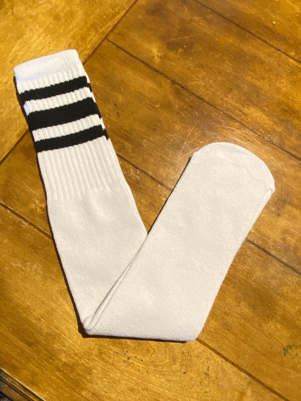 1-Pair TUBE SOCKS STRIPED 24 INCHES LONG SOCKS OLD SCHOOL