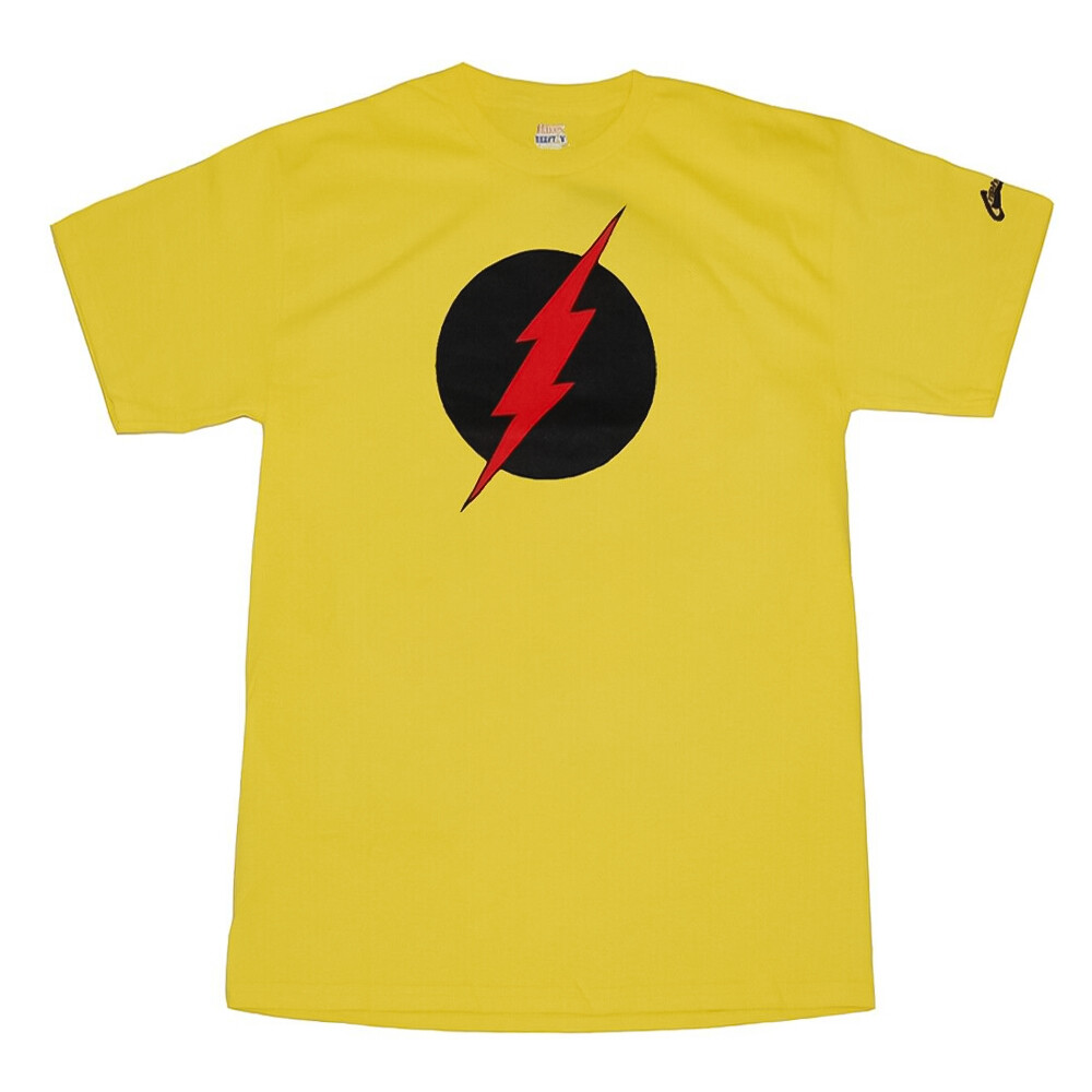 Graphitti Designs Reverse Flash Symbol Logo Adult T-Shirt