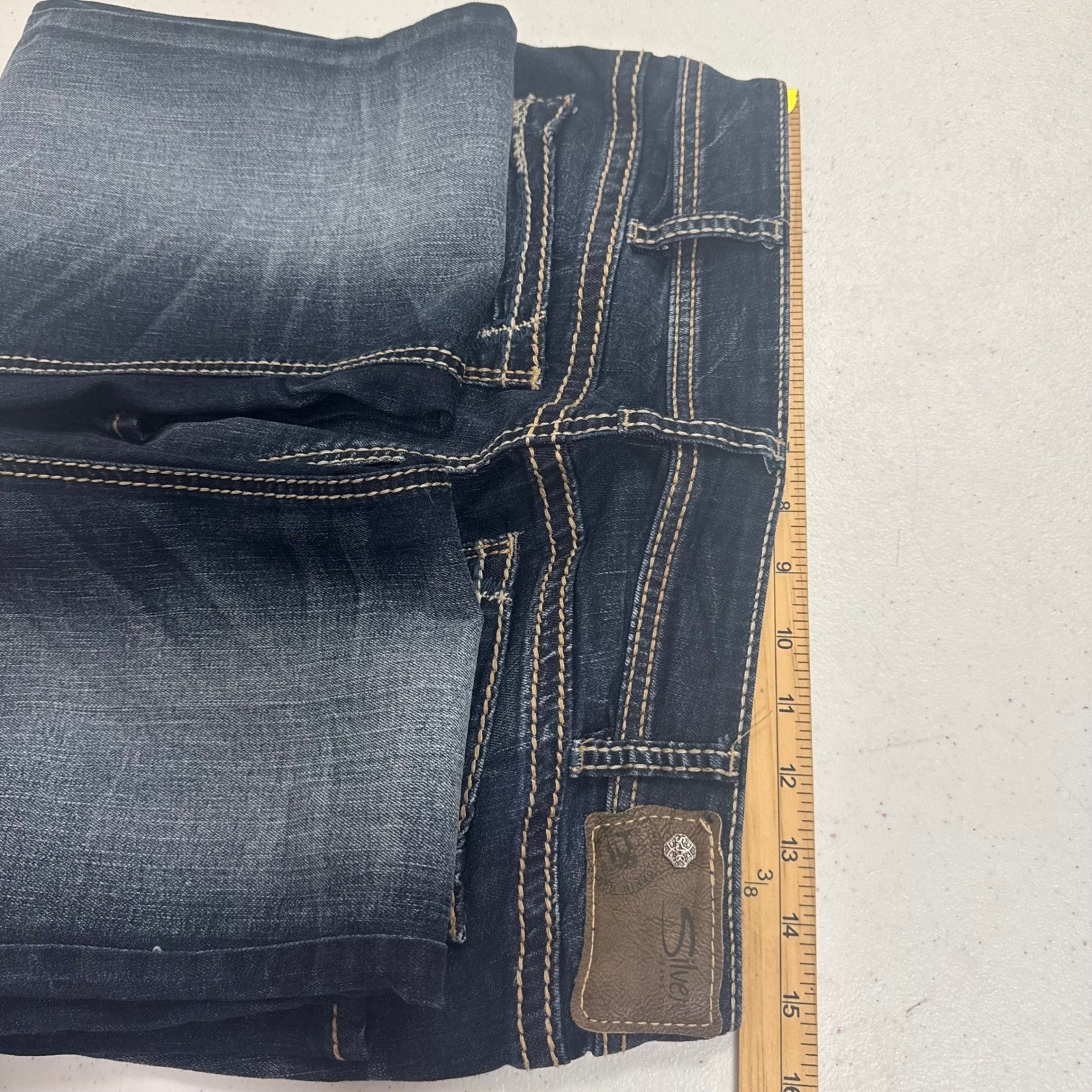 Silver Jeans Co Suki Mid Slim Bootcut Dark Wash Super Stretch W30 L33