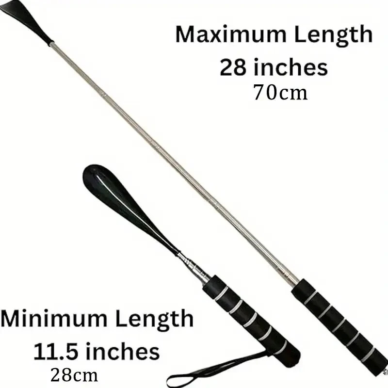 Shoe Horn Extra Long Handle Stainless Steel 28″ Handled Metal Shoehorn Horns