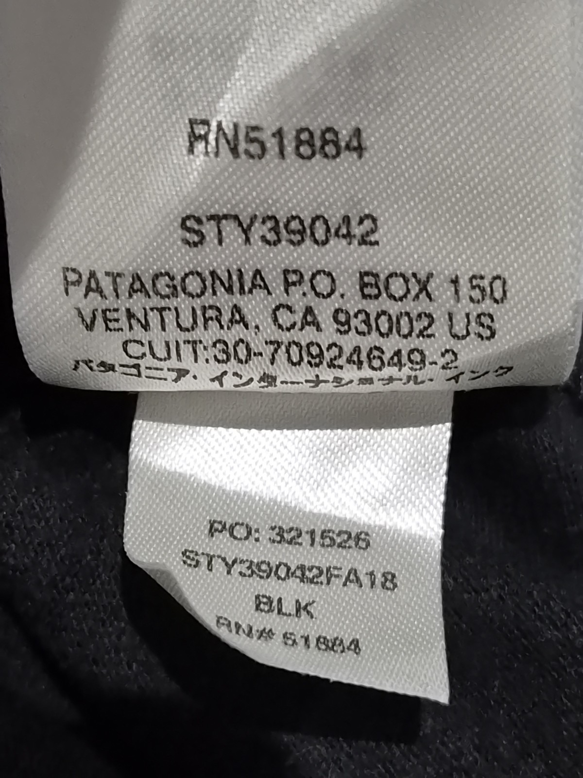 MENS PATAGONIA RESPONSIBILI-TEE SIZE XL