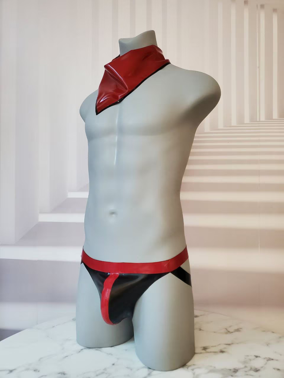 Handmade Latex Rubber Jockstrap or G-String Thong Custom color
