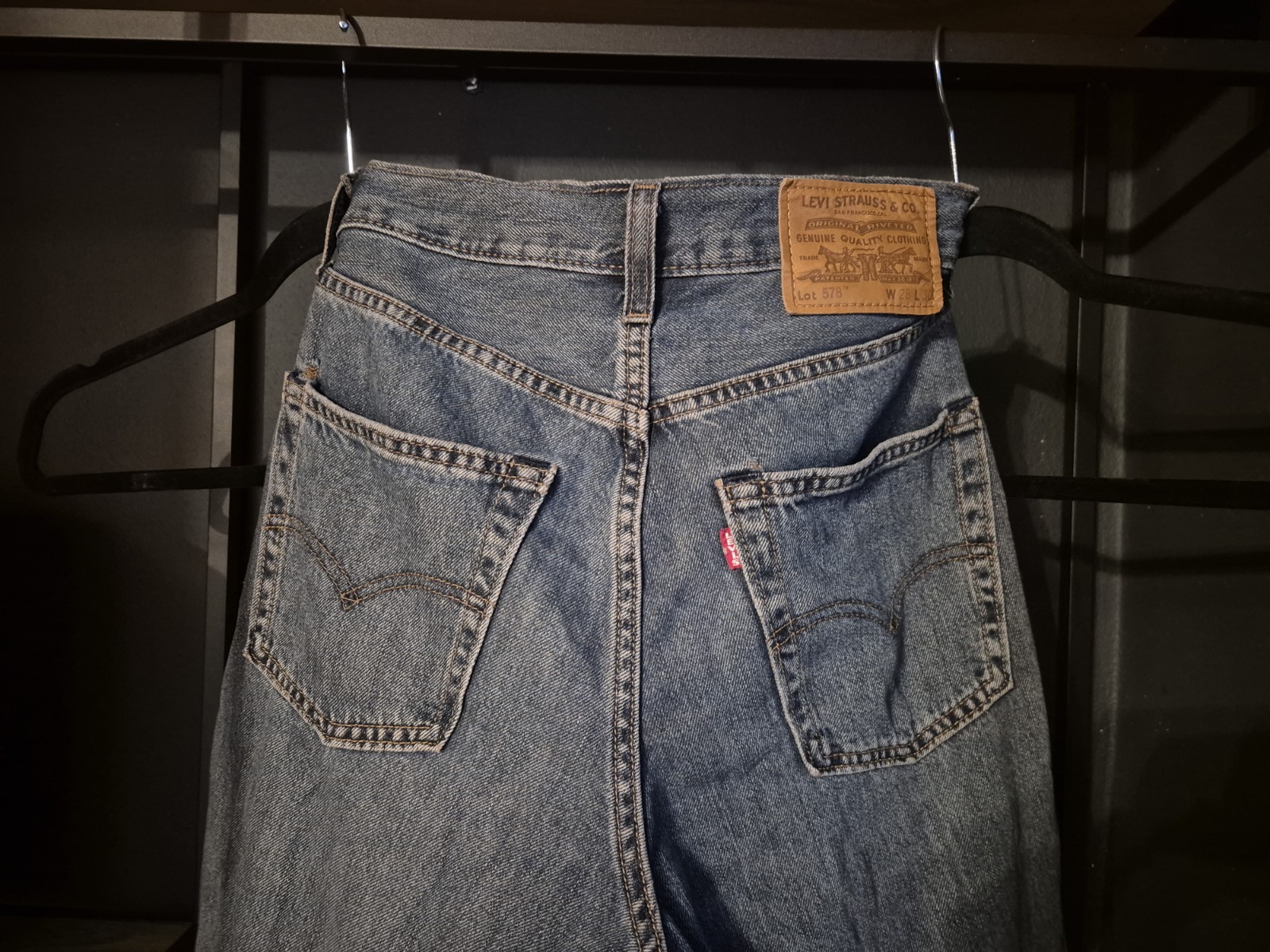 Levi’s 578 Relaxed Fit Jeans W28 L30 – Classic Blue Denim
