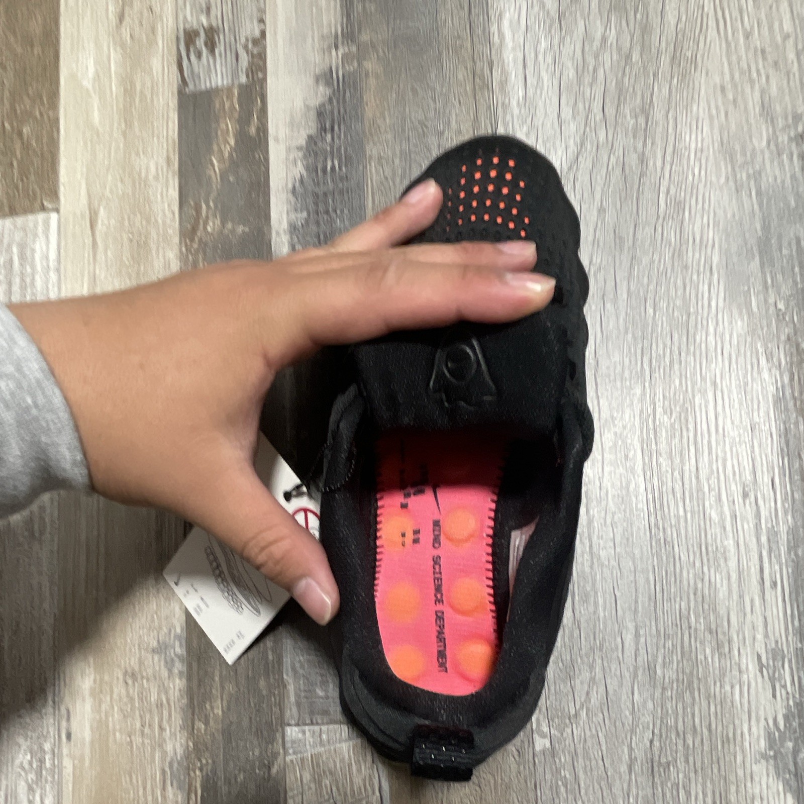 Nike Mind 002 Black Hyper Crimson Low Top Lace-Up Sneakers 2026 HQ4310-001
