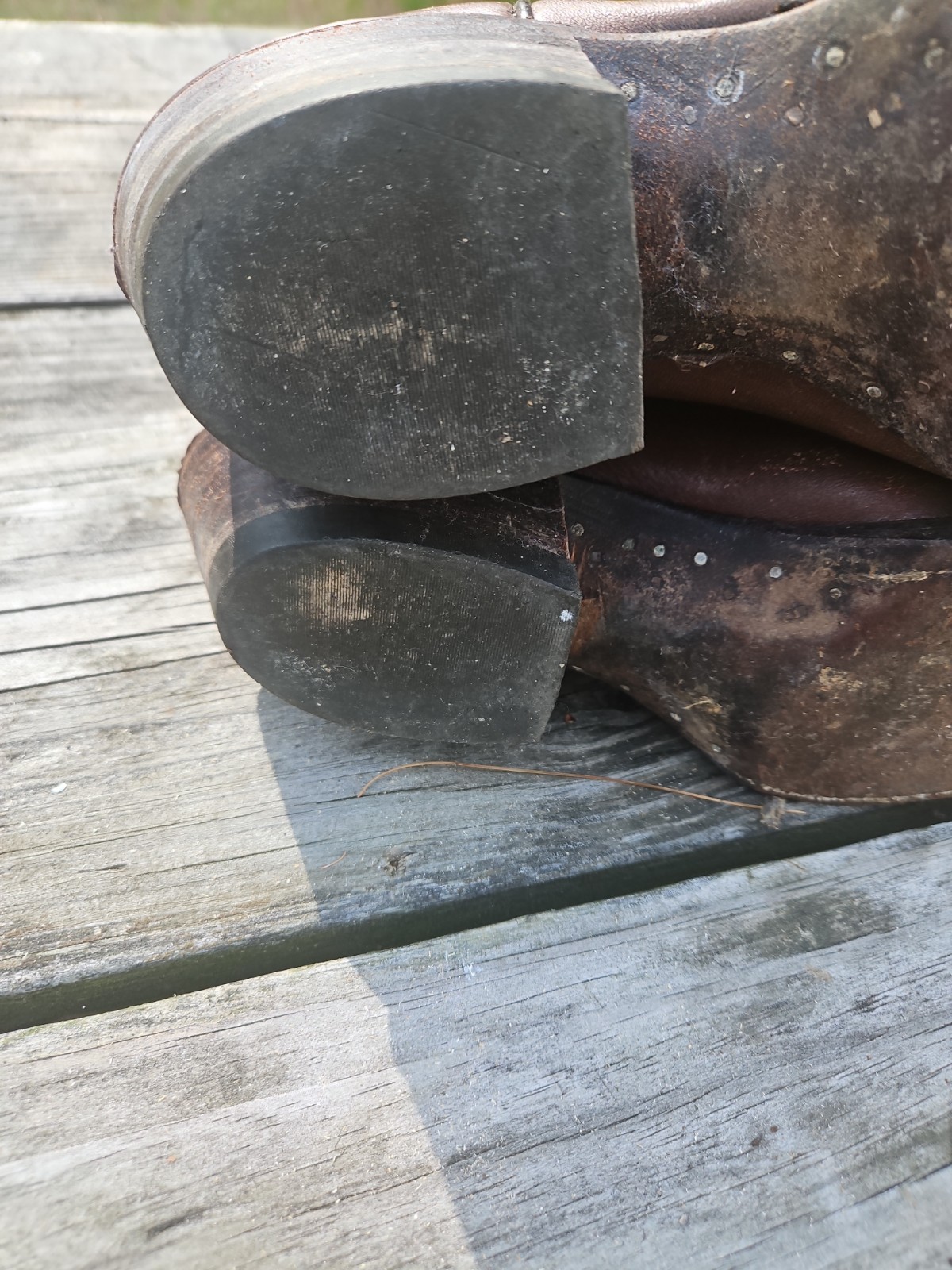 J. Chisholm Men’s 9.5 D Handcrafted Western Style 911 Leather Cowboy Boots USA