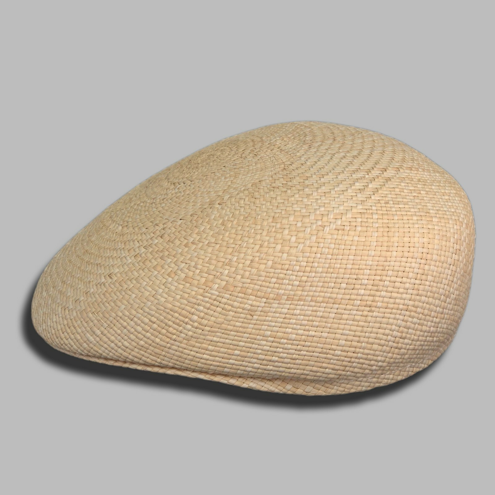 HANDWOVEN GENUINE ASCOT MONTECRISTI PANAMA HAT ECUADOR TOQUILLA STRAW FLAT CAP