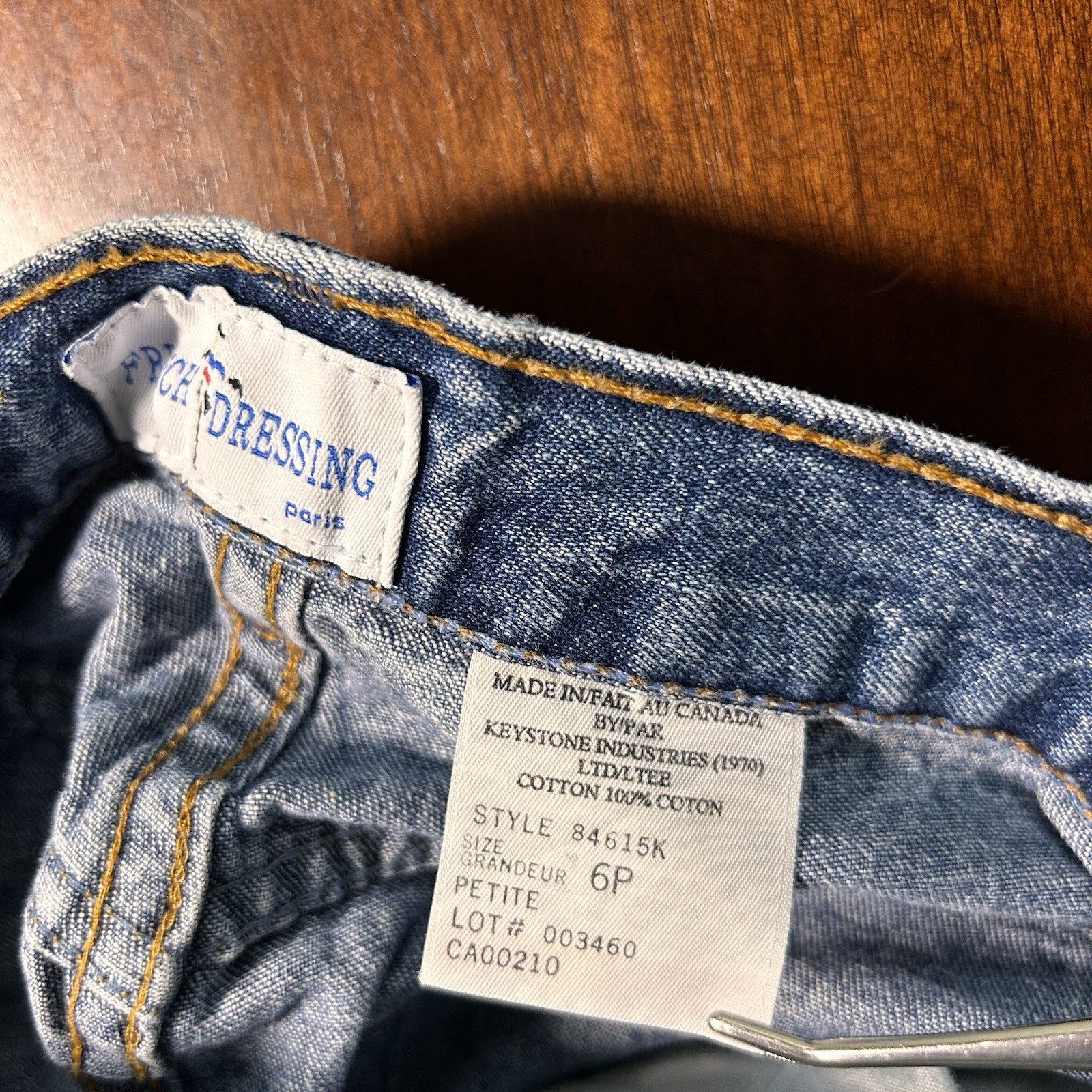 FDJ French Dressing Jeans 6P High Rise Tapered Leg Petite Diagonal Pockets