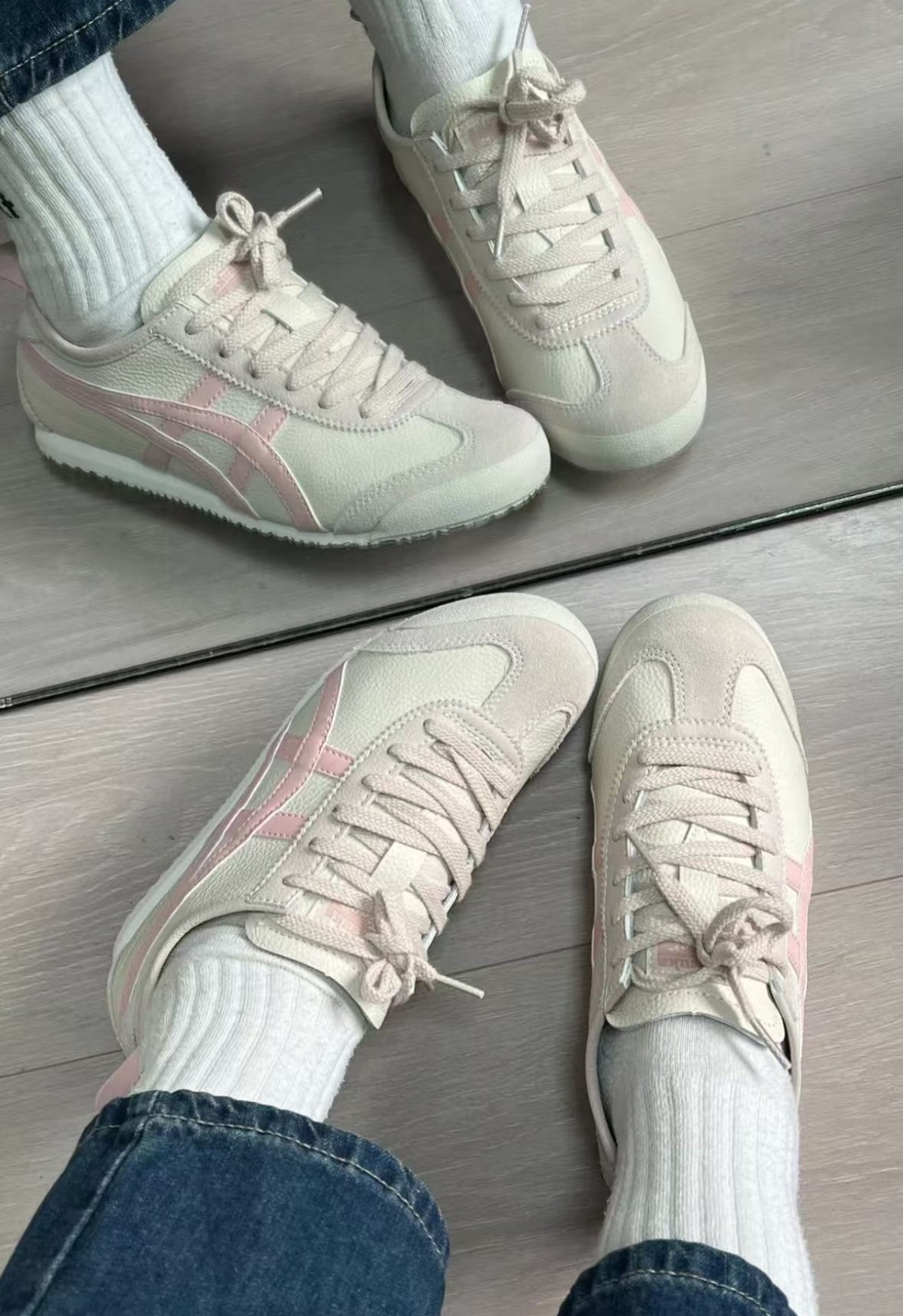 NEW Onitsuka Tiger MEXICO 66 1183A201 254 OATMEAL GINGER PEACH