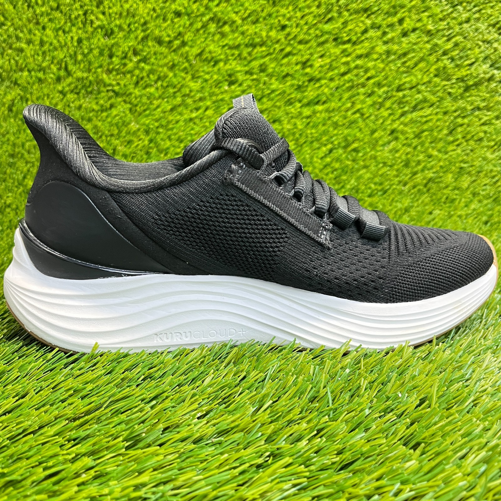 Kuru Atom 2 Womens Size 9 Black White Athletic Running Walking Shoes Sneakers