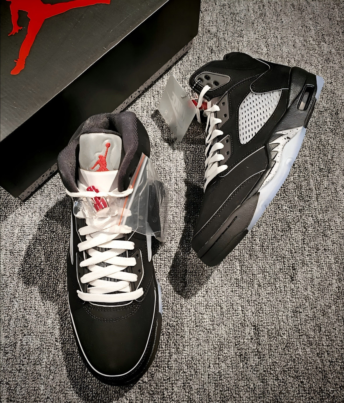 Air Jordan 5 Retro OG Black Metallic Reimagined Men’s High Top Basketball Shoes