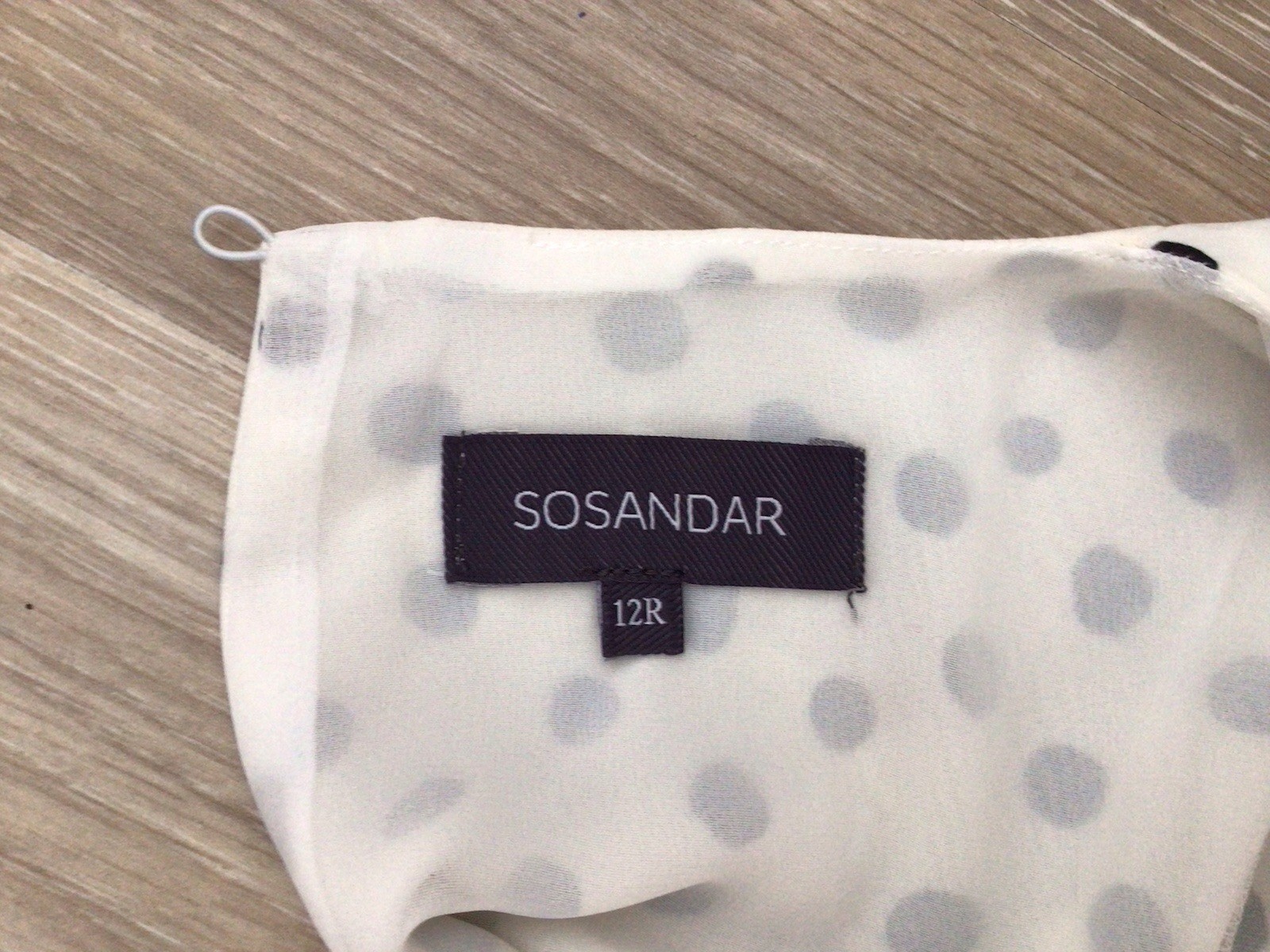 Polka Dot Midi Dress Size 12 Sosander Never Worn