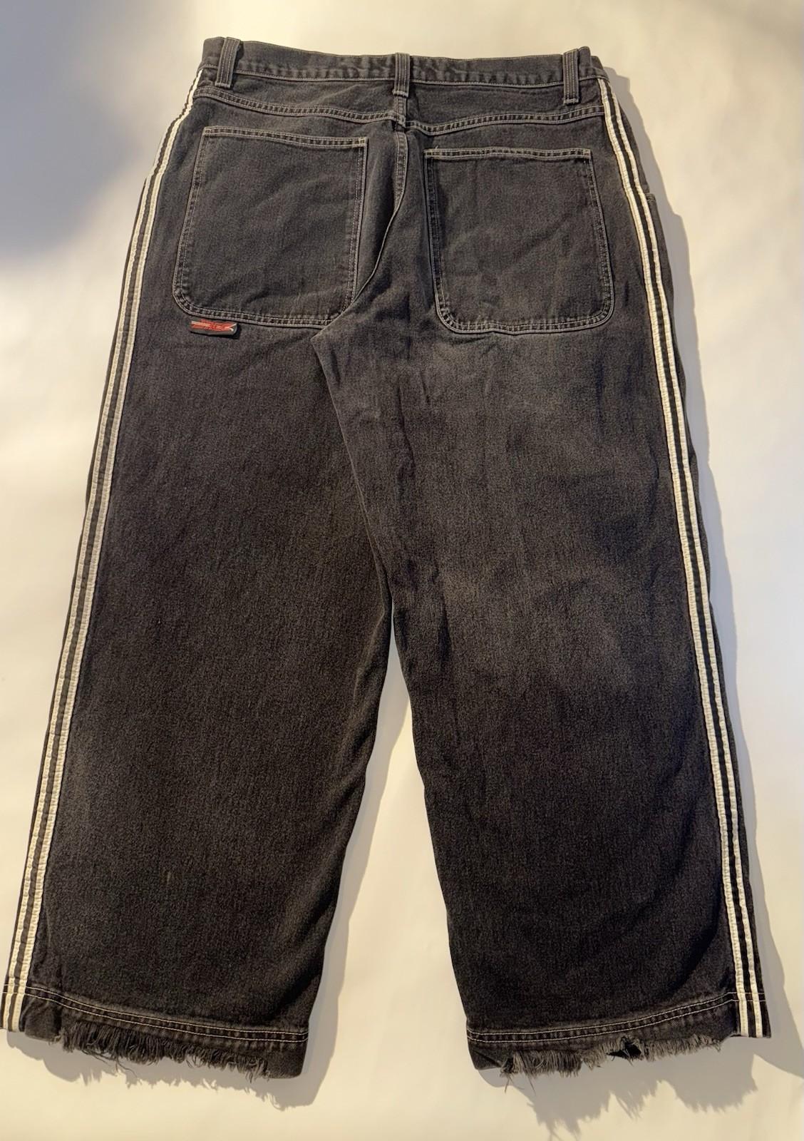 JNCO Skunk 40×32 Black Jeans Striped vintage 90s