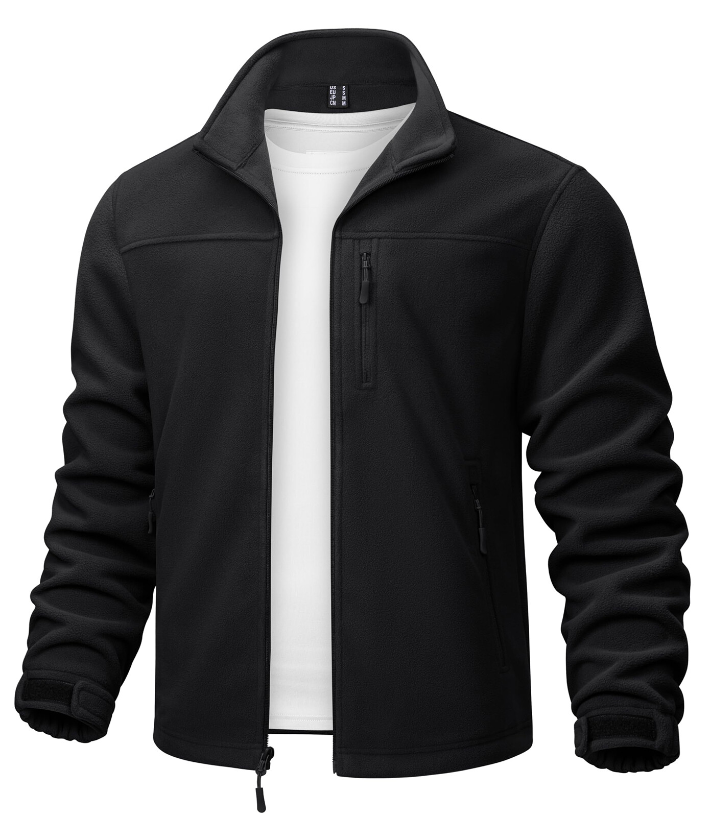 Men’s Fleece Jacket Full Zip Lightweight Winter Jackets Warm Casual Hiking Coats