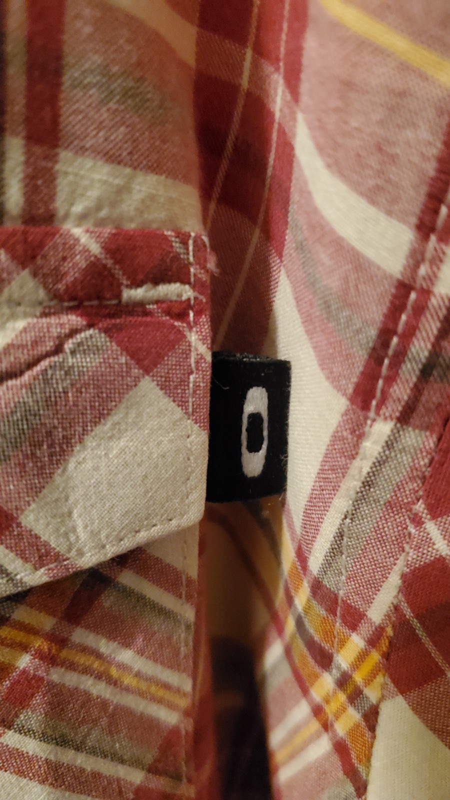 Vtg Oakley Double Snap Pocket Button Down Short Sleeve Plaid Men’s Sz 2xl