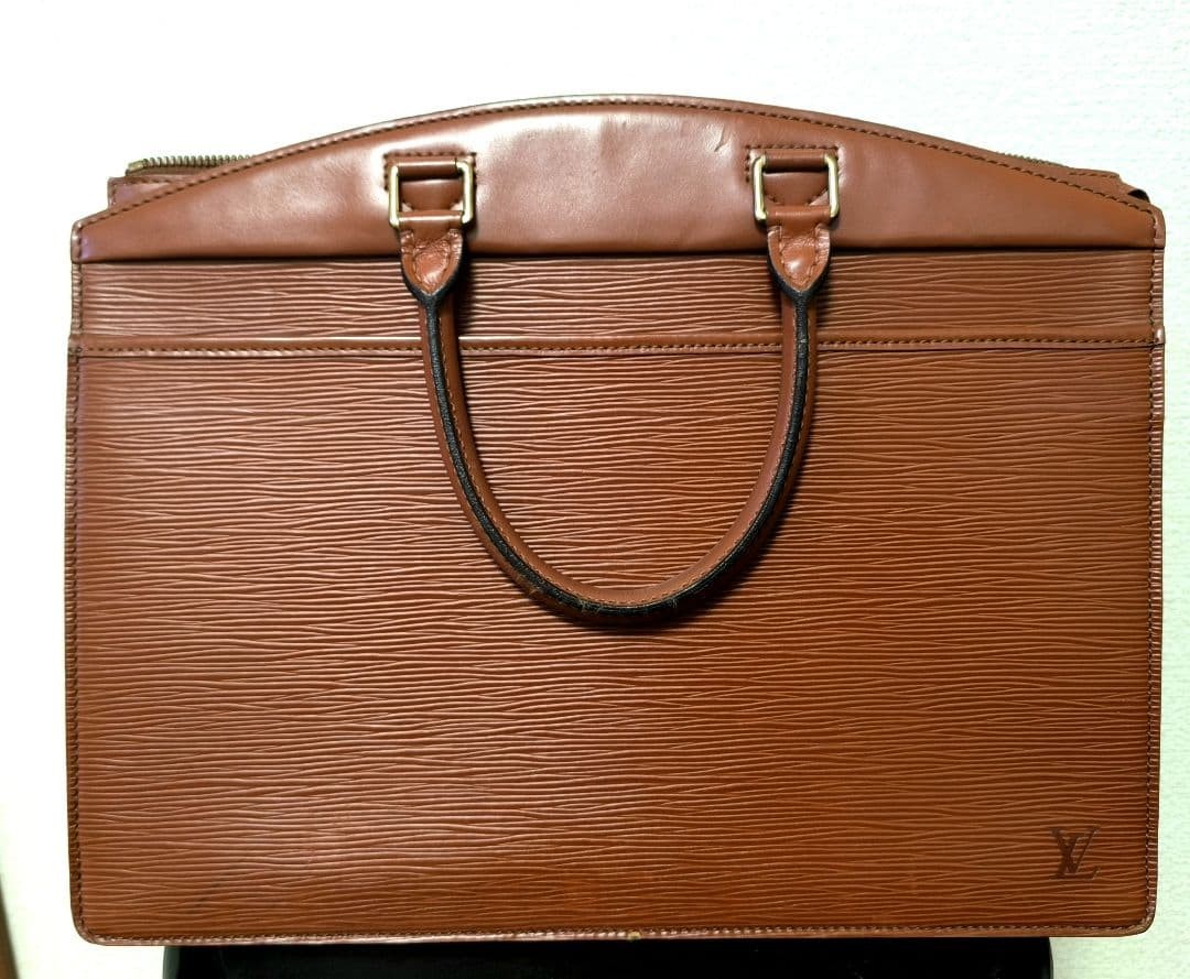 Louis Vuitton Epi Riviera M48183 Leather Brown Handbag