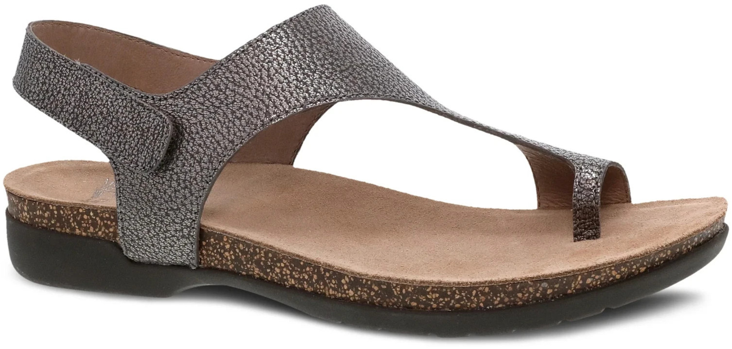 Dansko Women’s Reece Pewter Metallic Sandal (Select Size)
