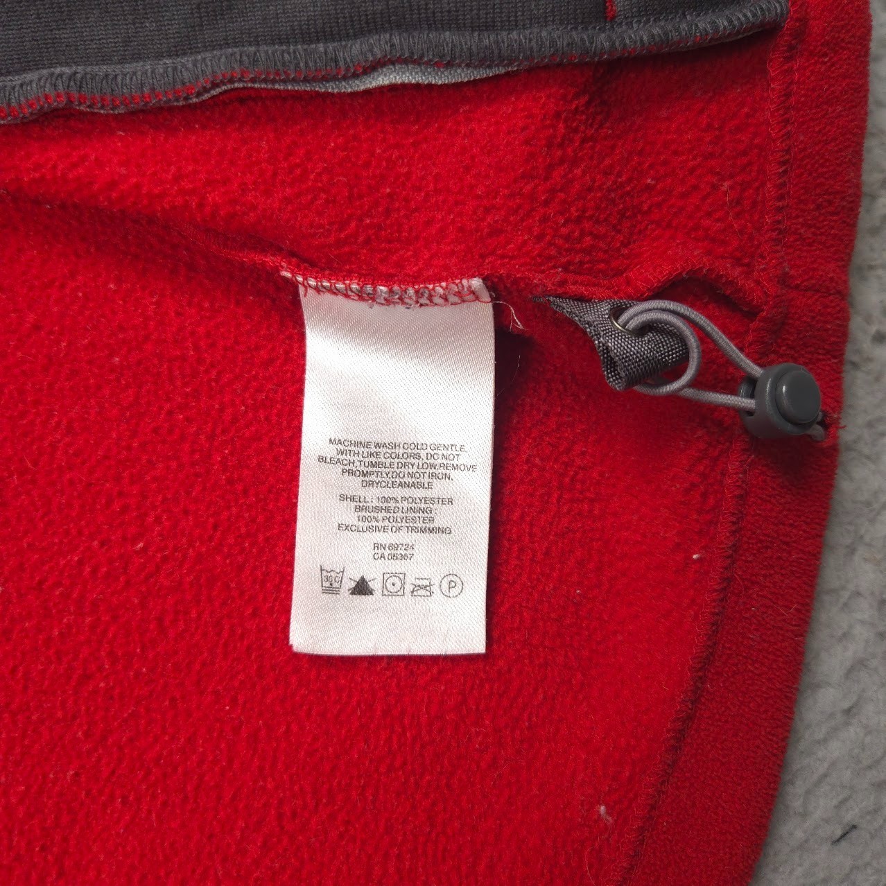 Columbia Fast Trek II Fleece Jacket Men Small Red Full Zip Interchange Hiking