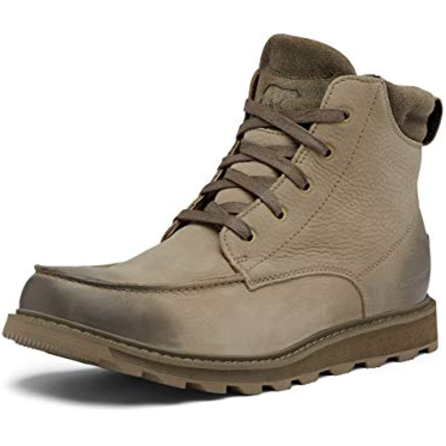 Sorel Men’s Madson II Moc Toe WP Boot Rain Waterproof Khaki II NM3851-297.