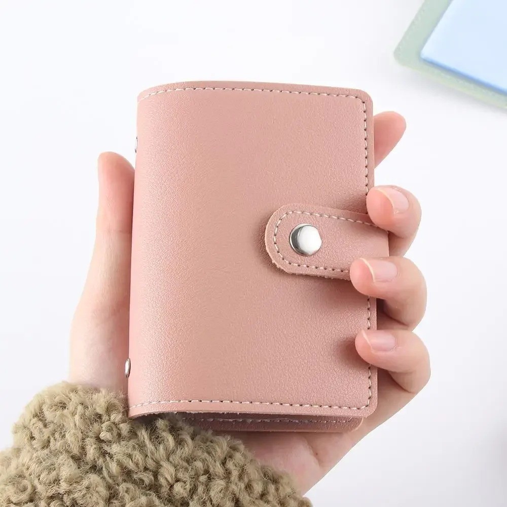 RFID Blocking ID Credit Card Holder 26 Cards Slim PU Leather Pocker Case Wallet
