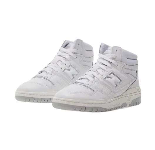 NEW BALANCE 650R SIZE 13 D WHITE GRAY RETRO BASKETBALL HIGH TOP SNEAKER BB650RWW