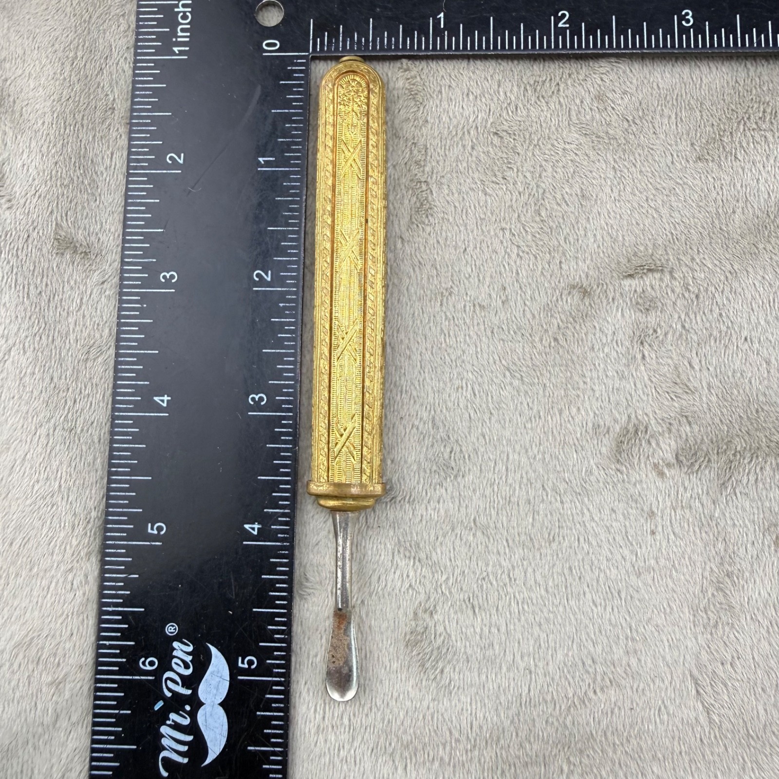 Vintage Vanity Item Gold Tone