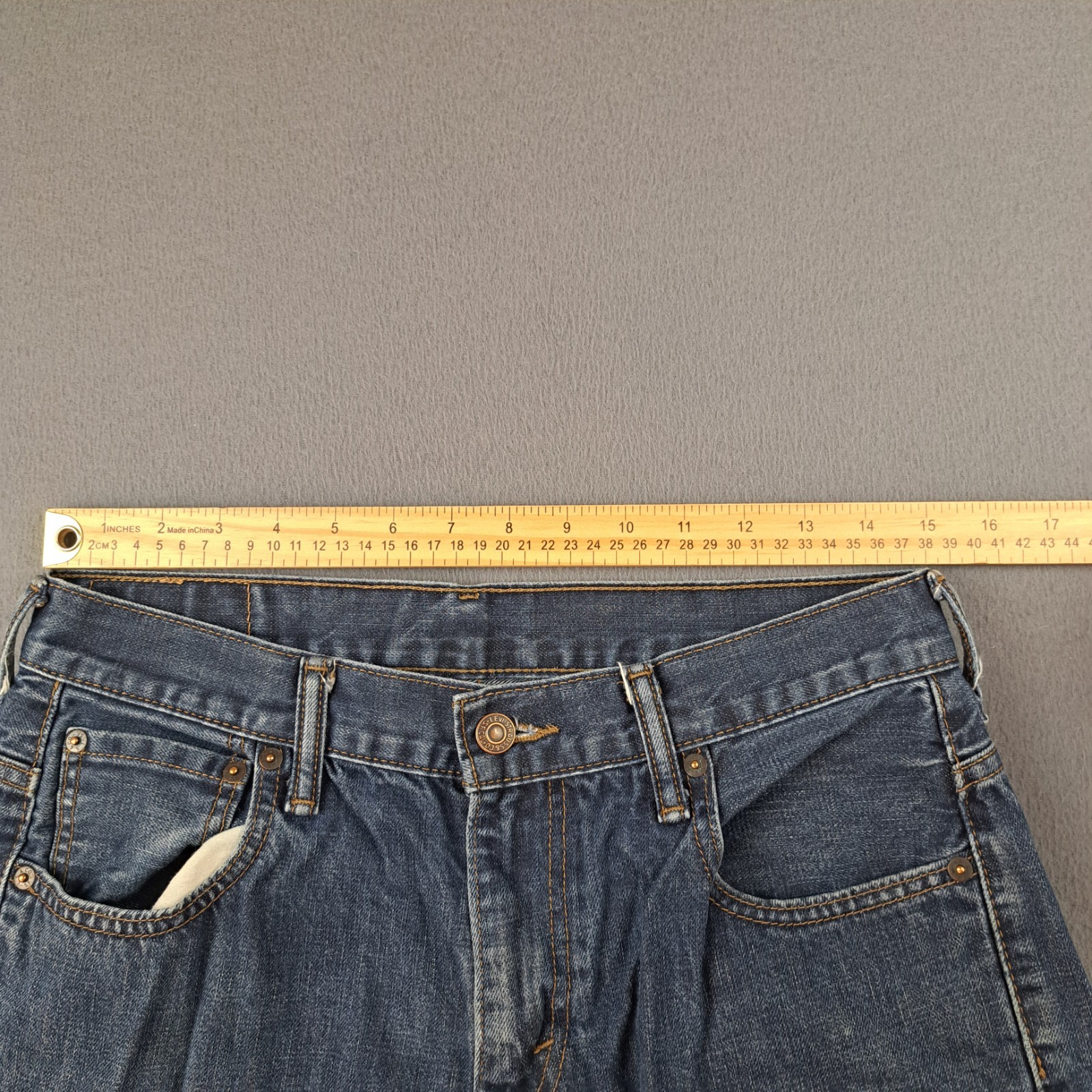 Levi’s 569 Loose Straight Denim Jeans Men’s 30×30 (Fits 30X28) Distressed