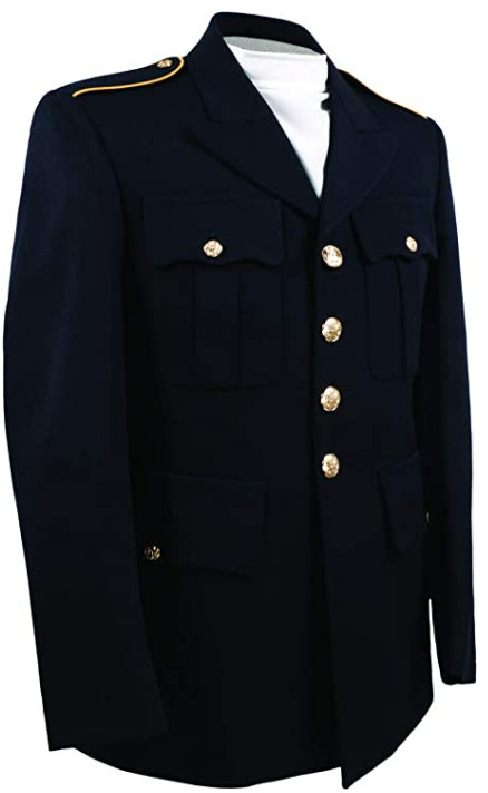 US ARMY MEN’S MILITARY SERVICE DRESS BLUE BLUES ASU UNIFORM COAT JACKET NEW