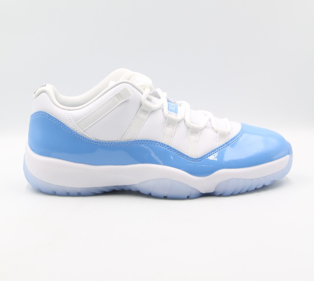 Air Jordan 11 Retro Mens University Blue White Black Sneakers FV5104 100
