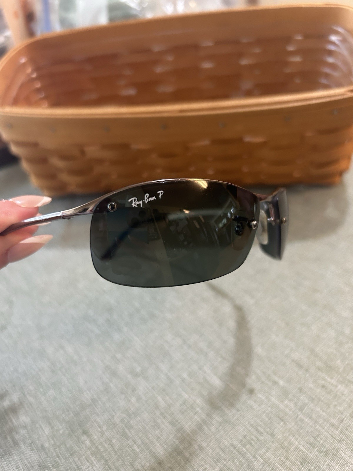 Ray-Ban RB3183 Men’s Rectangular Sunglasses