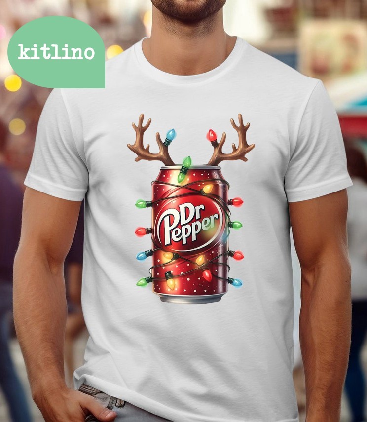 Dr Pepper Christmas Holiday T-shirt F87292