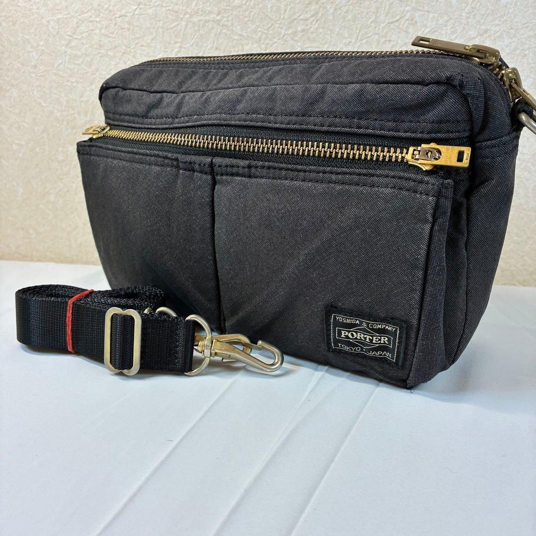 PORTER YOSHIDA DRAFT Shoulder Bag 2way navy Japan Authentic