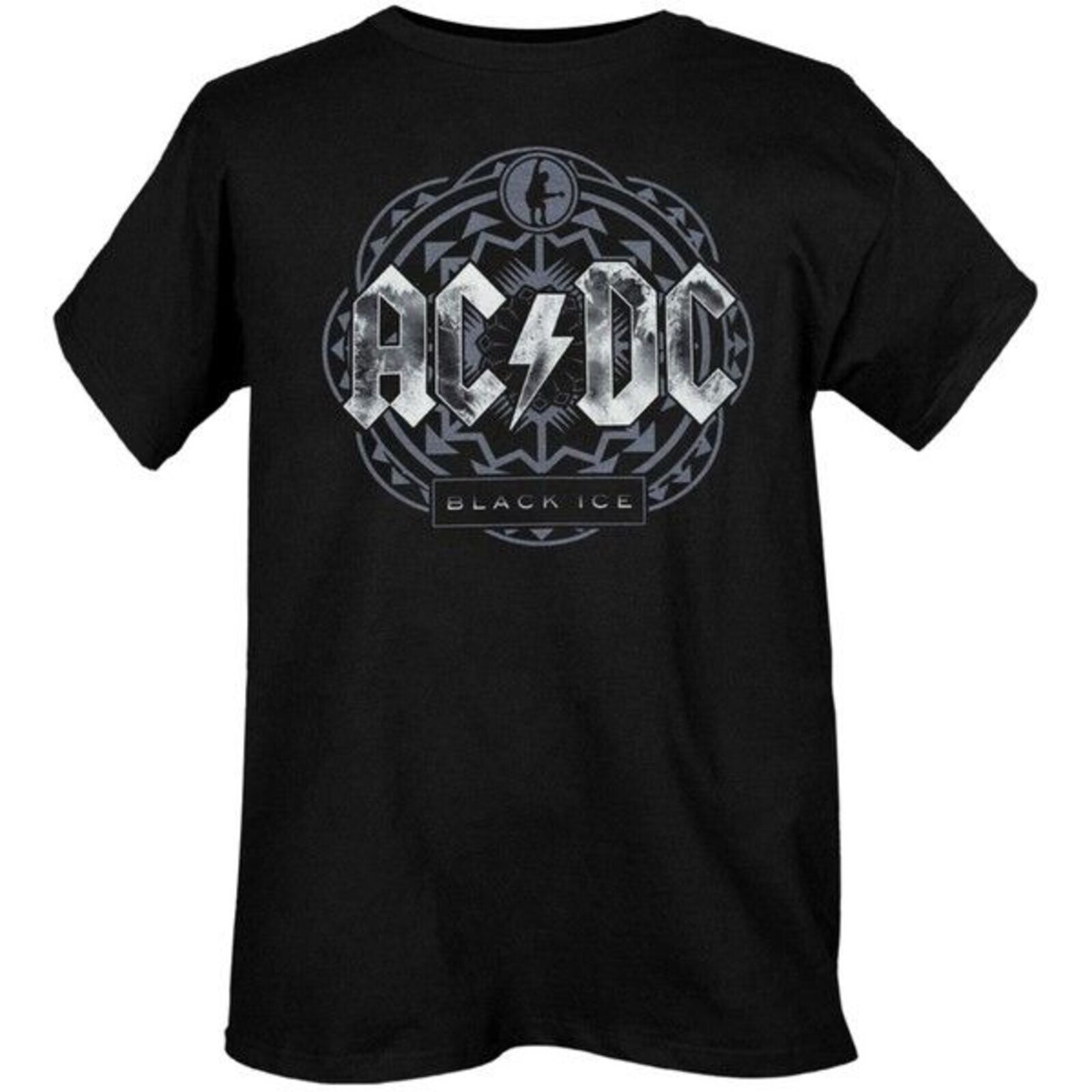 AC/DC cd cvr Angus Young BLACK ICE Official SHIRT LRG New