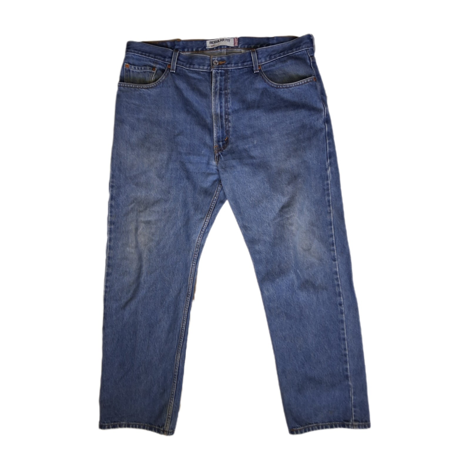 Levi’s 505 Regular Fit Straight Leg Jeans Men’s W40 L30 Medium Wash 100% Cotton
